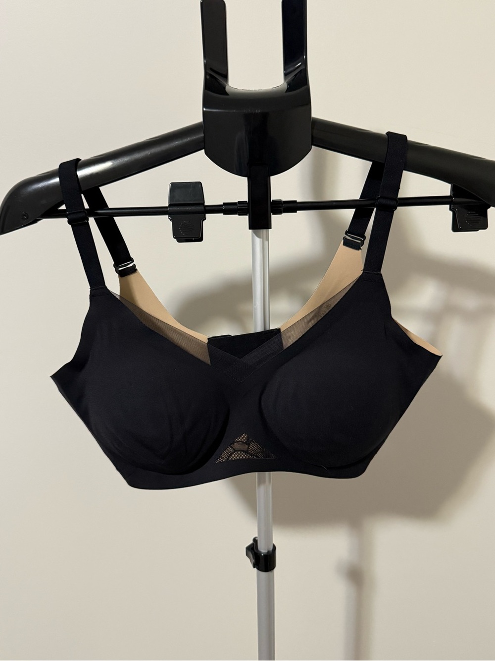 Honeylove Black Wireless Support Bra Smoothing Comfort Bra Womens Medium